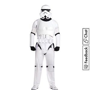 Men’s Storm trooper costume. Size: Standard